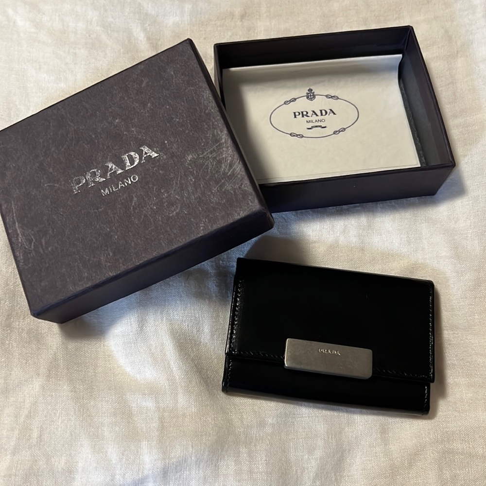 Vintage Prada key case wallet